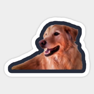 Golden Retriever Dog Sticker